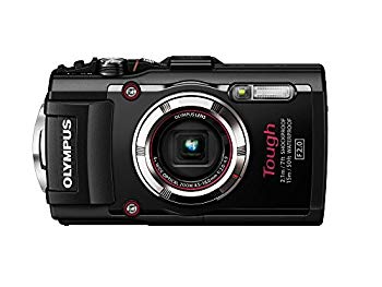 【中古】OLYMPUS デジタルカメラ STYLUS TG-3 Tough ブラック 1600万画素CMOS F2.0 15m防水 100kgf耐荷重 GPS+電子コンパス&内蔵Wi-Fi TG-3 BLK qqffhab|ドリエムコーポレーション
