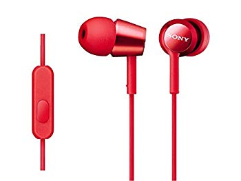 【中古】ソニー SONY イヤホン MDR-EX150AP : カナル型 リモコン・マイク付き レッド MDR-EX150AP R w17b8b5