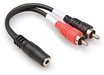 【中古】Hosa YMR-197 ステレオミニメス-RCAオス×2 変換アダプター p706p5g