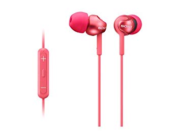 【中古】SONY カナル型イヤホン iPhone/iPod/iPad対応リモコン・マイク付 ライトピンク MDR-EX110IP/P rdzdsi3
