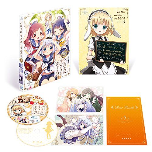 【新品】 ご注文はうさぎですか?第5巻(初回限定版) [Blu-ray] 9n2op2j