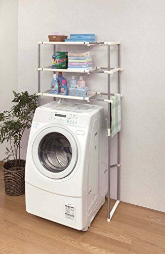 【新品】 積水樹脂商事 ステンレス洗濯機ラック SSR-30 oyj0otl 12,139円