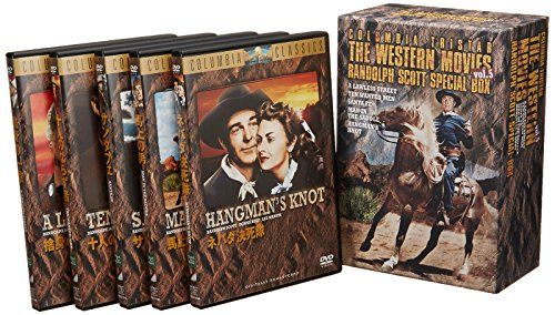 【新品】 COLUMBIA TRISTAR ザ・ウエスタン・ムービーズ VOL.5 ランドルフ・スコット スペシャルBOX [DVD] wwzq1cm｜ドリエムコーポレーション