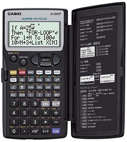 【新品】 カシオ プログラム関数電卓 407関数 10桁 FX-5800P-N wwzq1cm|ドリエムコーポレーション