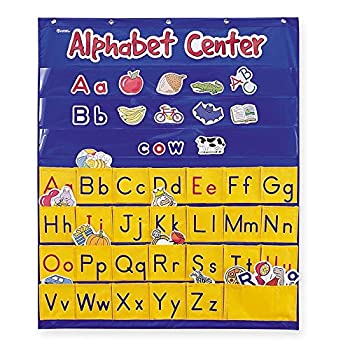 【中古】【非常に良い】ラーニング リソーシズ(Learning Resources) 壁掛け アルファベット ポケットチャート LER2246|ドリエムコーポレーション