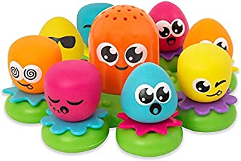 【中古】【人並み外れたに似つかわしい】ヨーロッパの赤ちゃんに大人気！御っ母さんタコと8匹の子タコお父ちゃん！ペタペタ吸盤でお風呂で遊ぼう！AQua Fun