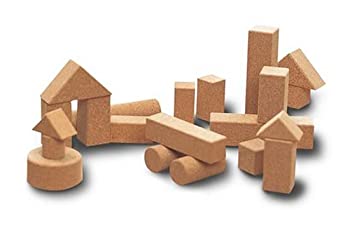 【中古】【非常に良い】CORK LAND コルクの積み木Bセット