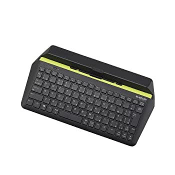 【中古】【人並み外れたに好いたらしい】エレコム 無線電話鍵盤 Bluetooth Windows/Android経口避妊薬相応う パンタグラフ 黒いこと TK-FBP067BK