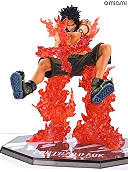 【中古】【非常に良い】ワンピース フィギュアーツZERO ポートガス・D・エース -Battle Ver. 十字火-