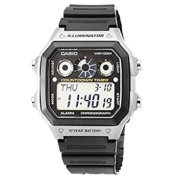 【中古】CASIO カシオ AE-1300WH-8A AE1300WH-8A スポーツ デジタル ブラック グレー メンズ 腕時計 [並行輸入品]