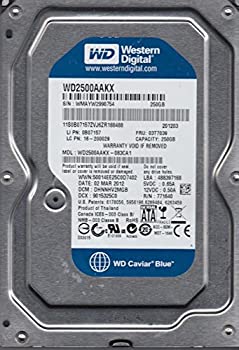 【中古】wd2500aakx-083ca1、DCM dhnnhv2mgb、Westernデジタル250?GB SATA 3.5ハードドライブ