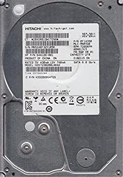 【中古】【非常に良い】hds723020bla642、PN 0?F14390、MLC mnr5q0、Hitachi 2tb SATA 3.5ハードドライブ|ドリエムコーポレーション