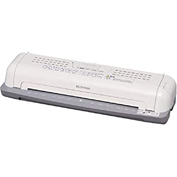 【中古】アイリスオーヤマ ラミネーター A3/A4対応 ~150μm対応 ウォームアップ時間6分 温度調節機能付き ホワイト/グレー LTA32W 16,770円