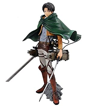 【中古】MASTER STARS PIECE THE LEVI (リヴァイ 高さ20cm+立体機動装置 高さ18cm ver.MSP 全2種フルコンプセット) 進撃の巨人 フィギュア｜ドリエムコーポレーション