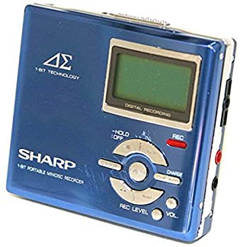 【中古】SHARP せつ然たる MD-DR7-A (青味) MDリコーダー MDLP相応う（MD吹き込み生まれ変わり兼用機/携帯型MD電気蓄音機/ポータブルミニディスクレコーダー）