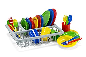 【中古】[Kidzlane]Kidzlane Durable Kids Play Dishes Pretend Play Childrens Dish Set 29 Piece with Drainer 0531 [並行輸入品]