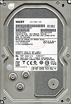【中古】HGST hua723020ala640?P/N : 0?F15107?MLC : mrk6t0?2tb