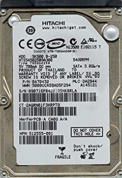 【中古】Hitachi hts545025b9?a300?P/N : 0?a70432?MLC : da2944?250?GB|ドリエムコーポレーション