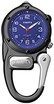 【中古】Dakota ダコタ LEDライト付き カラビナウォッチ ブラック×ブルー 並行輸入品|ドリエムコーポレーション