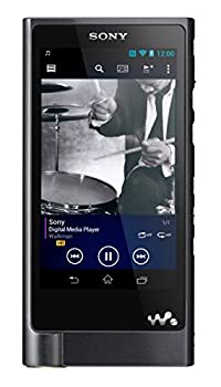 【中古】SONY ウォークマン ZXつづき物 128GB ハイレゾ音源相応う Android積み上げる 黒いこと NW-ZX2-B