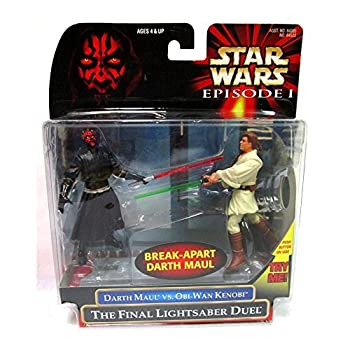 【中古】Star Wars: Episode 1 - The Final Lightsaber Duel (Obi-Wan vs. Darth Maul) Action Figure 2-Pack by Hasbro [並行輸入品]｜ドリエムコーポレーション