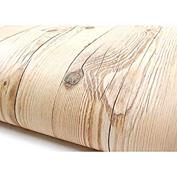 【中古】【非常に良い】ＤＩＹ リフォームシール 壁紙 パネルウッド　木目 約50cm巾×3m巻 [並行輸入品]