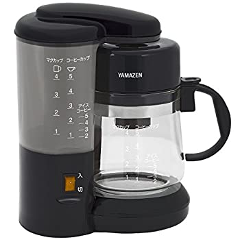【中古】[山善] コーヒーメーカー 650ml(5カップ) ブラック YCA-500(B)