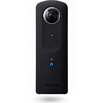 【中古】RICOH THETA S ブラック 360度全天球カメラ 360&deg; Full HD 30fps フルハイビジョン動画 25分間連続撮影可能 精度の高い自然なスティッチング HDR｜ドリエムコーポレーション