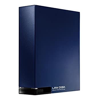 【中古】I-O DATA NAS 2TB スマホ/タブレット対応 ネットワークハードディスク 入門モデル HDL-T2NV 付き ミレニアム群青