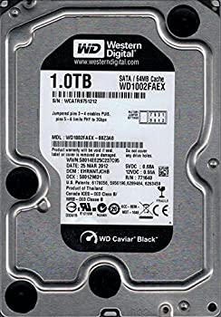 【中古】wd1002faex-00z3?a0?DCM : ehrnntjchb wcatr Western Digital 1tb|ドリエムコーポレーション