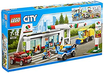 【中古】レゴ (LEGO) シティ 給油所 60132 セット-おもちゃ