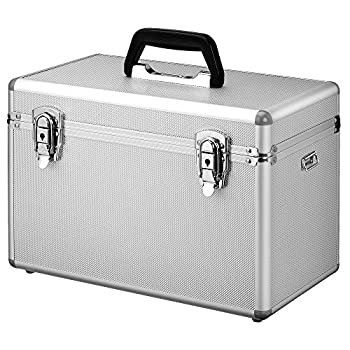 【中古】HAKUBA ハードケース アルミケース AC-02 ボックスL 15L 大型一眼レフカメラ収納 ショルダーベルト付 シルバー ALC-AC02-L｜ドリエムコーポレーション