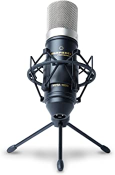【中古】888M マランツプロ コンデンサーマイク 配信 録音 ウィンドスクリーン スタンド XLRケーブル付属 単一指向性 Mac PC 48Vファンタム電源 MPM-1000