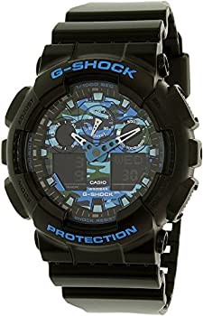【中古】カシオ Gショック G-SHOCK クオーツ メンズ 腕時計 GA-100CB-1A ブルーカモフラ[並行輸入品]