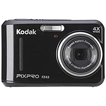 【中古】コダック コンパクトデジタルカメラKodak PIXPRO FZ43BK (黒いこと)