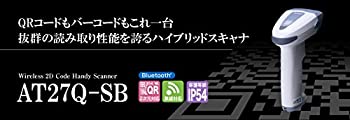 【中古】DENSO デンソー 《AT27Q-SB》 Bluetooth 積み上げる 変わり種 バーコード 2度合い スキャナー 【申し受ける器(CH-AT10L/ACアダプター付)