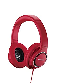【中古】パナソニック 密閉型ヘッドホン ハイレゾ音源対応 レッド RP-HD5-R
