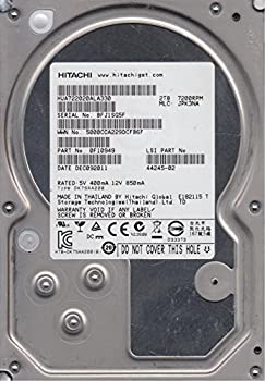 【中古】hua722020ala330、PN 0?F10949、MLC jpk3na、Hitachi 2tb SATA 3.5ハードドライブ
