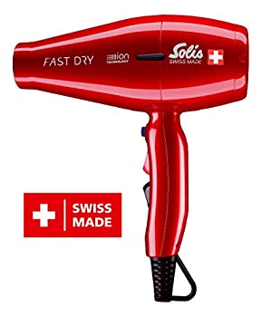 【中古】ソリスプロフェッショナル遣りかたドライヤー、最大限度風速で速乾燥状態人並み外れた、3座標軸の熱度風力うつり変わり、イオン科学技術、一塁手素っ気ない (SD381R)、赤