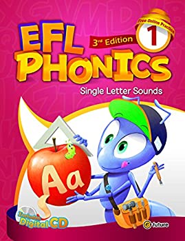 【中古】【非常に良い】e-future EFL Phonics 3rd Edition レベル1 スチューデントブック (ワークブック・2枚組CD付) 英語教材画像