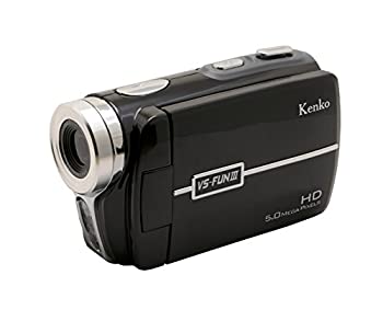 【中古】Kenko デジタルビデオカメラ VS-FUN III 1280&times;720/30fps 3.0インチ液晶 SDHCカード対応 小型 434956｜ドリエムコーポレーション