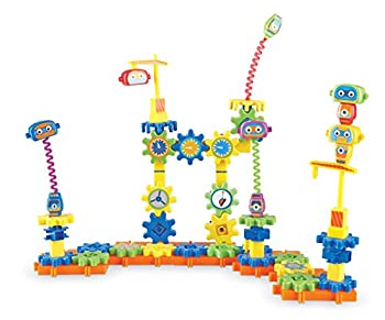 【中古】【人並み外れたに似つかわしい】(one size) - Learning Resources Gears Gears Gears Robot Factory Building Set