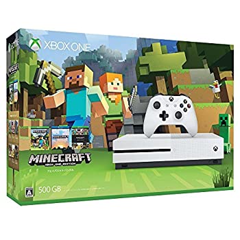 【中古】Xbox One S 500GB Ultra HD ブルーレイ対応プレイヤー Minecraft 同梱版 (ZQ9-00068)｜ドリエムコーポレーション
