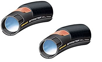 【中古】2本仕掛ける Continental(コンチネンタル) SPRINTER スプリンター チューブラータイヤ (28\"×25粍) [並行輸入品]"