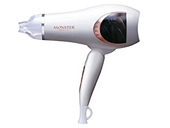 【中古】【非常に良い】コイズミ ヘアドライヤー モンスター 大風量 ホワイト KHD-W710/W