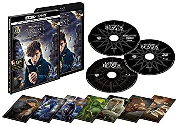 【中古】【非常に良い】ファンタスティック・ビーストと魔法使いの旅 4K ULTRA HD&3D&2D ブルーレイセット (初回仕様/3枚組/魔法動物カード全7種セット/デジタルコピー