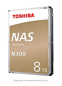 【中古】東芝N300 8TB NAS 3.5インチ内蔵ハードドライブ - SATA 6 Gb /秒7200 RPM 128MB