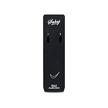 【中古】Sabaj Da2 ポータブル ヘッドホンアンプ ミニ HiFi 高性能DAC内蔵 ハイレゾ対応 USB DAC ボリュームコントロールが付き DSD512 32bit/768kHz ブ