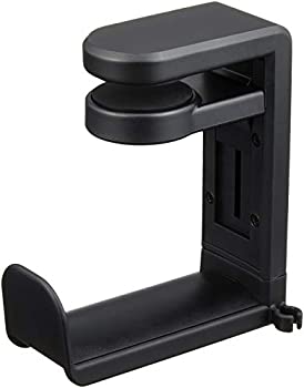 【中古】サンワサプライ 回転式ヘッドホンフック デスク天板にクランプ可能 PDA-STN18BK