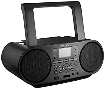 【中古】【非常に良い】ソニー SONY CDラジオ Bluetooth/FM/AM/ワイドFM対応 語学学習用機能 電池駆動可能 ブラック ZS-RS81BT|ドリエムコーポレーション